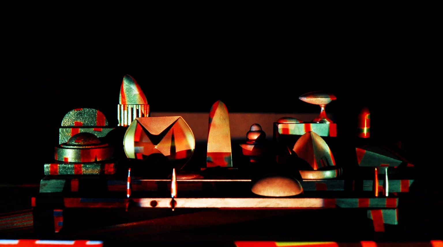 Scene, 1988 - experimental lighting