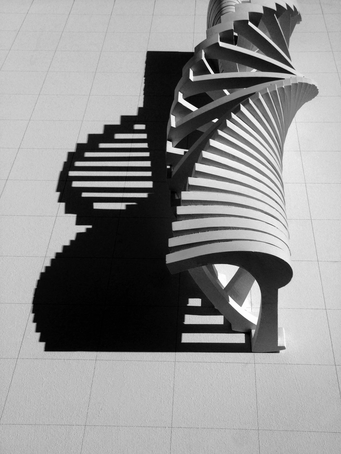 Spiral Study, 2011 - plaster, 24 x 35 x 27 cm