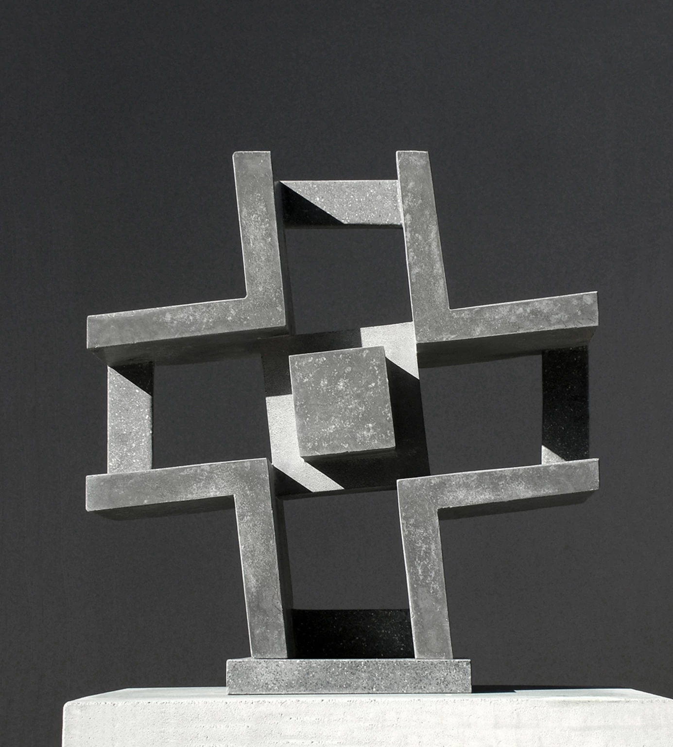 Cross, 2011 - concrete, 71 x 71 x 23 cm